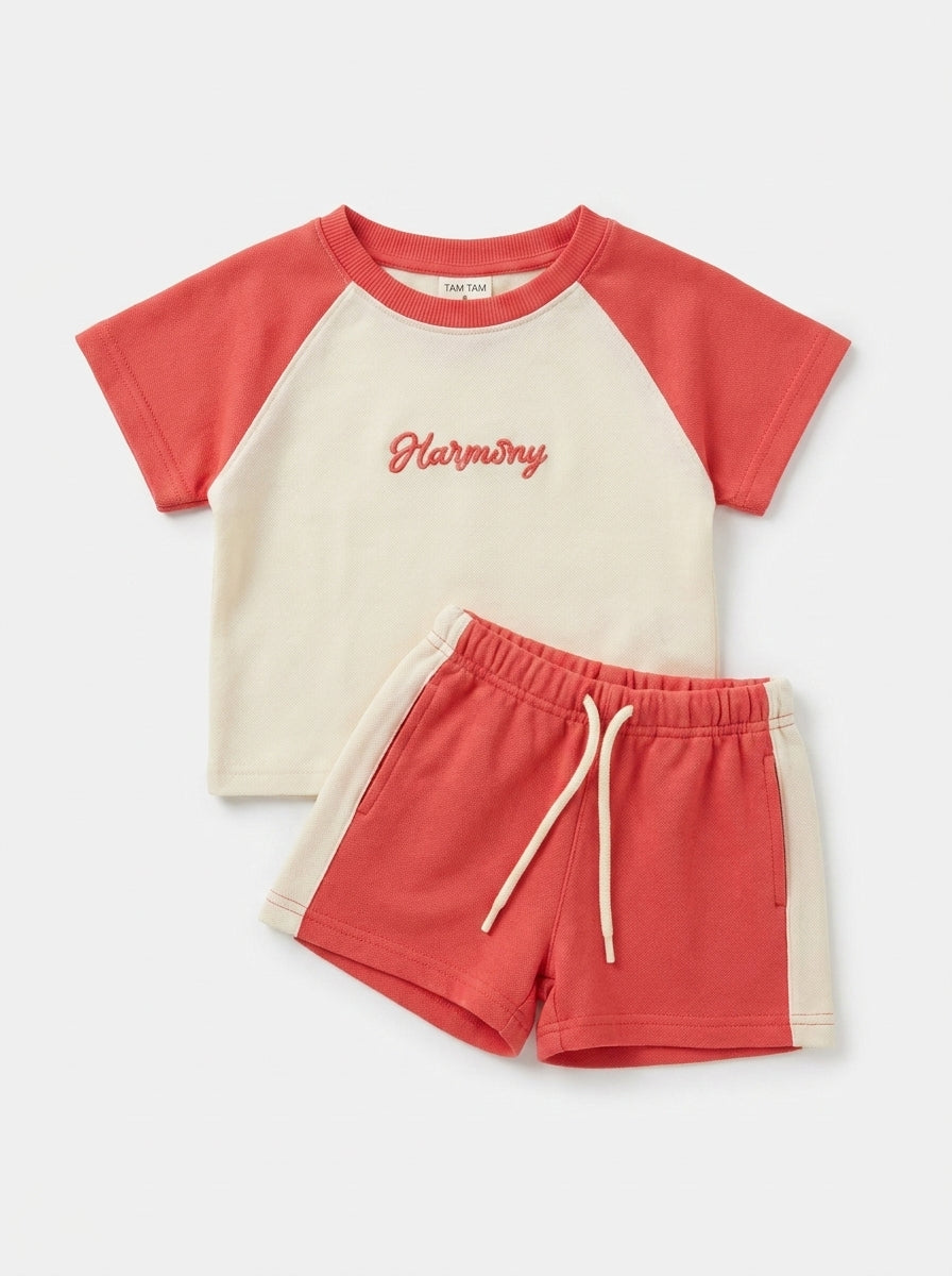 חליפת כותנה פיקה לילדות