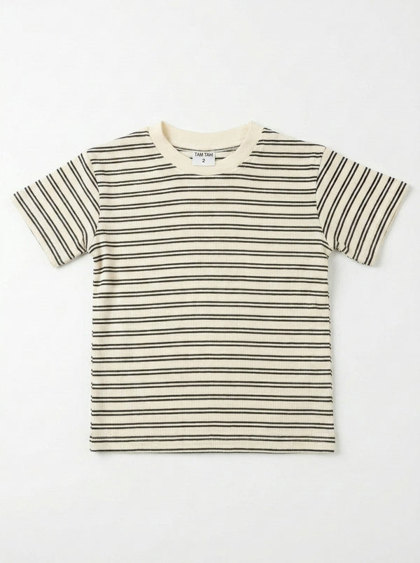 חולצה טריקו כותנה פסים לילדים