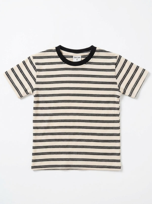 חולצה טריקו כותנה פסים לילדים