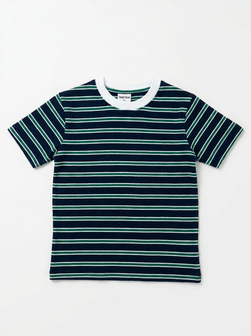 חולצת טריקו כותנה פסים לילדים