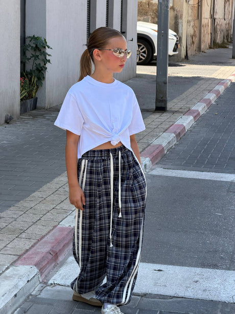 מכנס משבצות בלון