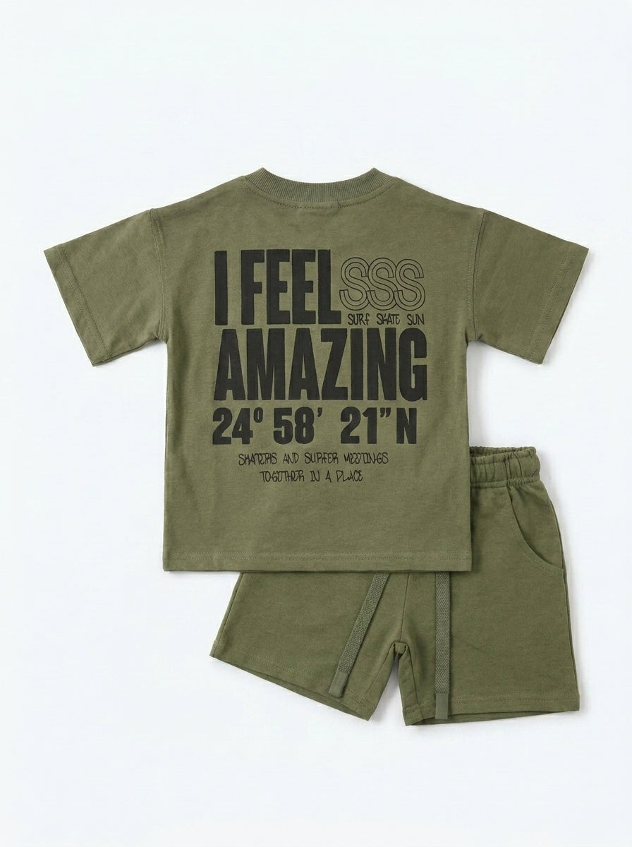 חליפת גן לילדים דגם AMAZING
