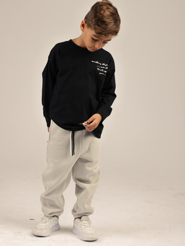 חולצה בנים טריקו עם דפוס