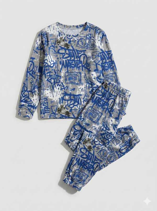 פיג'מה בנים קטיפה