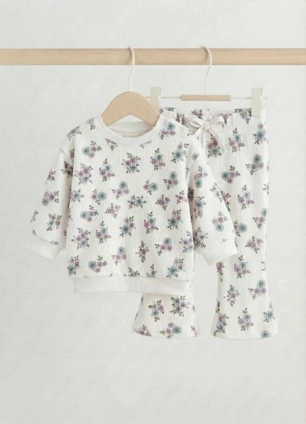 חליפת בנות פוטר פרחונית