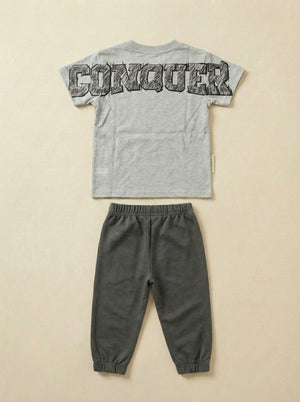 חליפה לילדים מבד טריקו וטרי דגם CR