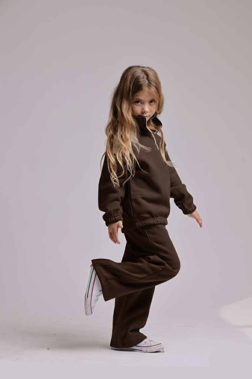 חליפת בנות פוטר חצי רוכסן דגם adventure