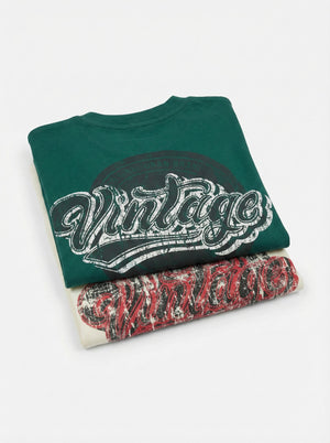 חולצה בנים טריקו - דגם VINTAGE