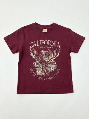 חולצת טריקו לילדות דגם CALIFORNIA