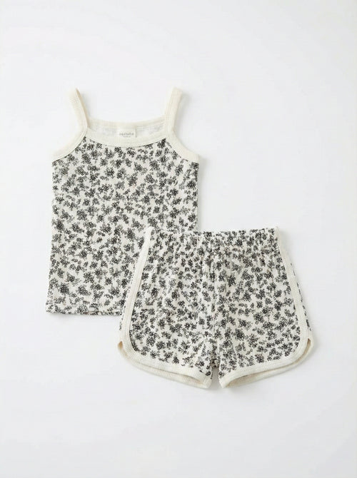 חליפת גופיה ושורט לילדות