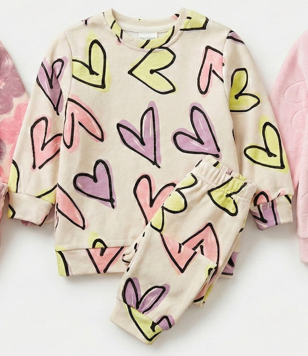 פיג'מה בנות קטיפה