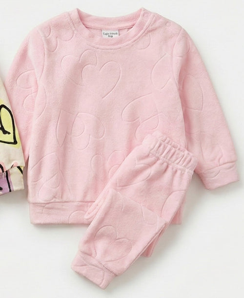 פיג'מה בנות קטיפה