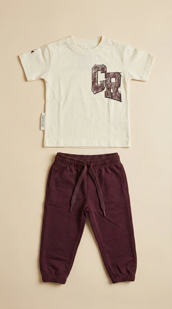 חליפה לילדים מבד טריקו וטרי דגם CR