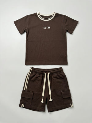 חליפה לילדים מבד כותנה פיקה דגם MTM