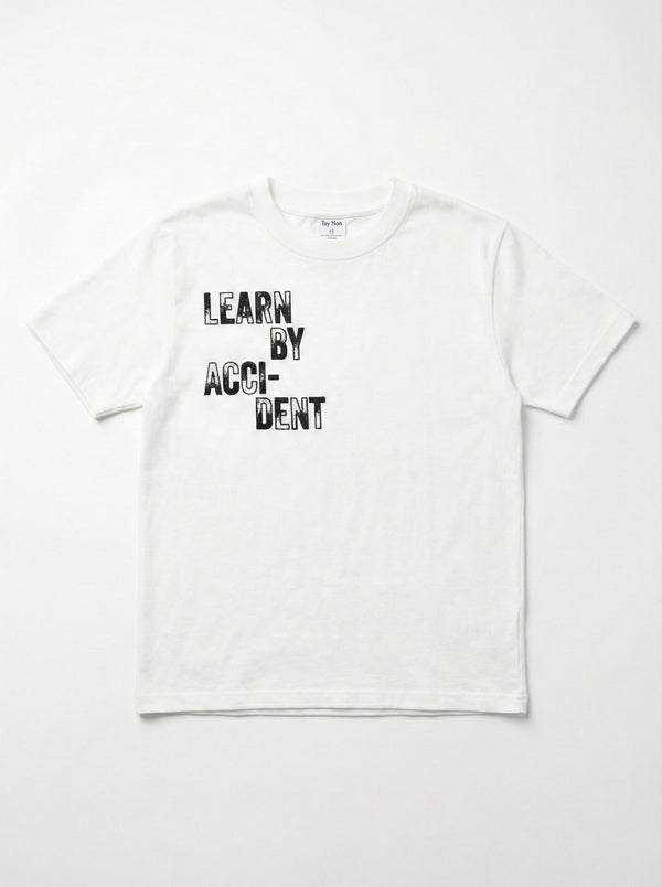 חולצת כותנה לילדים דגם Learn By