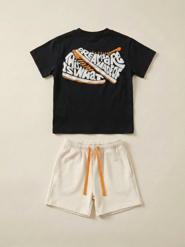 חליפה לילדים מבד טריקו וטרי דגם U.S.A