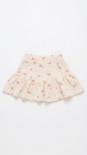 חצאית ריב כותנה לילדות