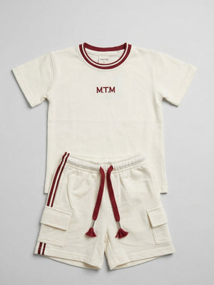 חליפה לילדים מבד כותנה פיקה דגם MTM