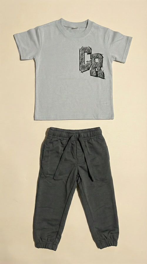 חליפה לילדים מבד טריקו וטרי דגם CR