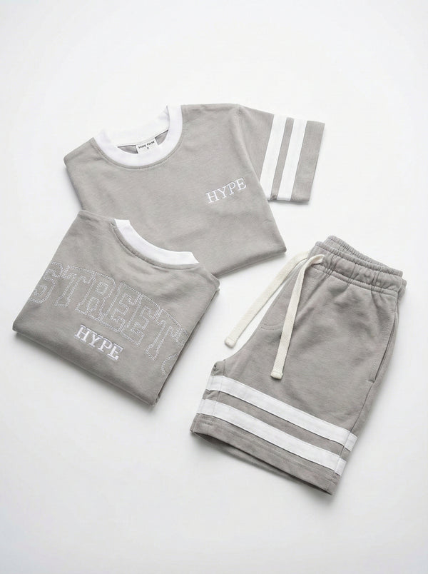 חליפת כותנה לילדים דגם HYPE