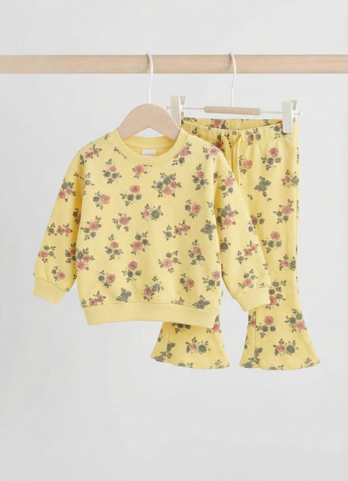 חליפת בנות פוטר פרחונית