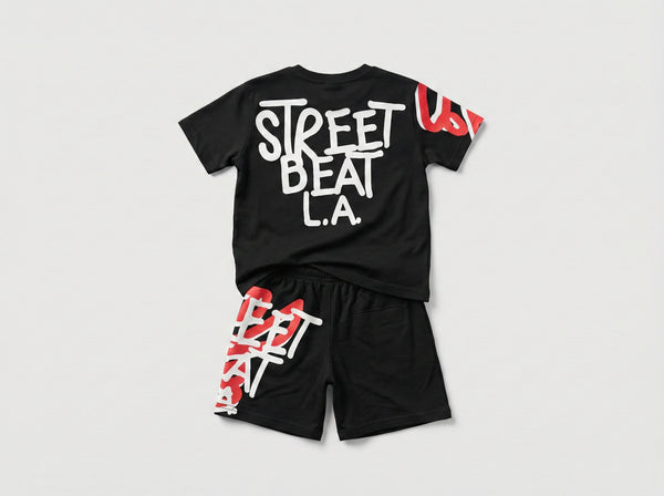 חליפת כותנה לילדים דגם Street Beat