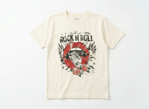 חולצת טריקו לילדות דגם kiss