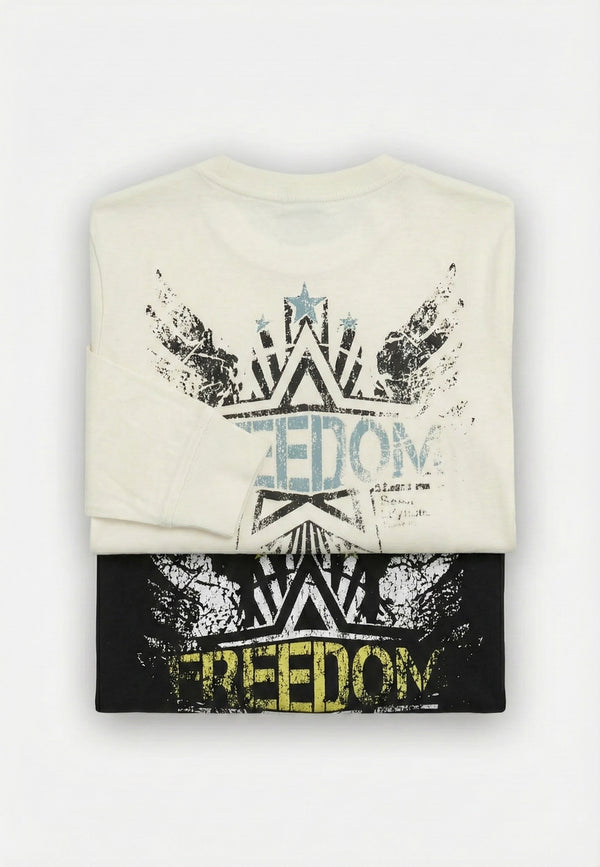 חולצה בנים טריקו - דגם FEEDOM