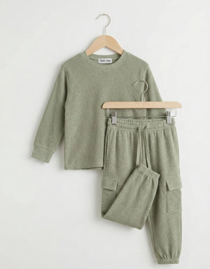 חליפת בנים וופל דגמח