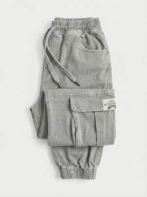 מכנסיים בנים דגמח כותנה אריג