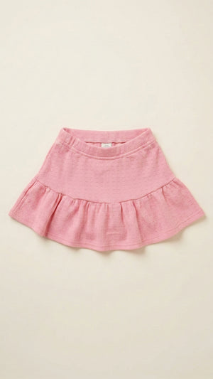 חצאית ריב כותנה לילדות