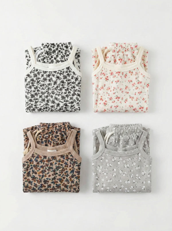 חליפת גופיה ושורט לילדות