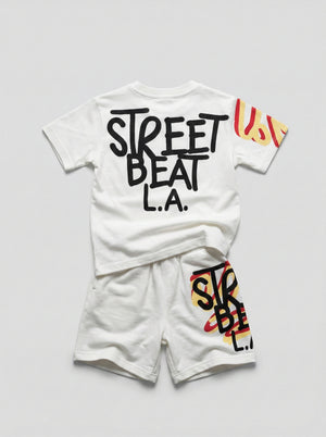 חליפת כותנה לילדים דגם Street Beat