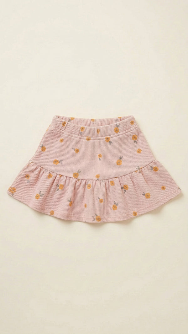 חצאית ריב כותנה לילדות