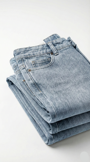 ג'ינס לילדים עם גומי במותן גזרה רחבה בויפרנד