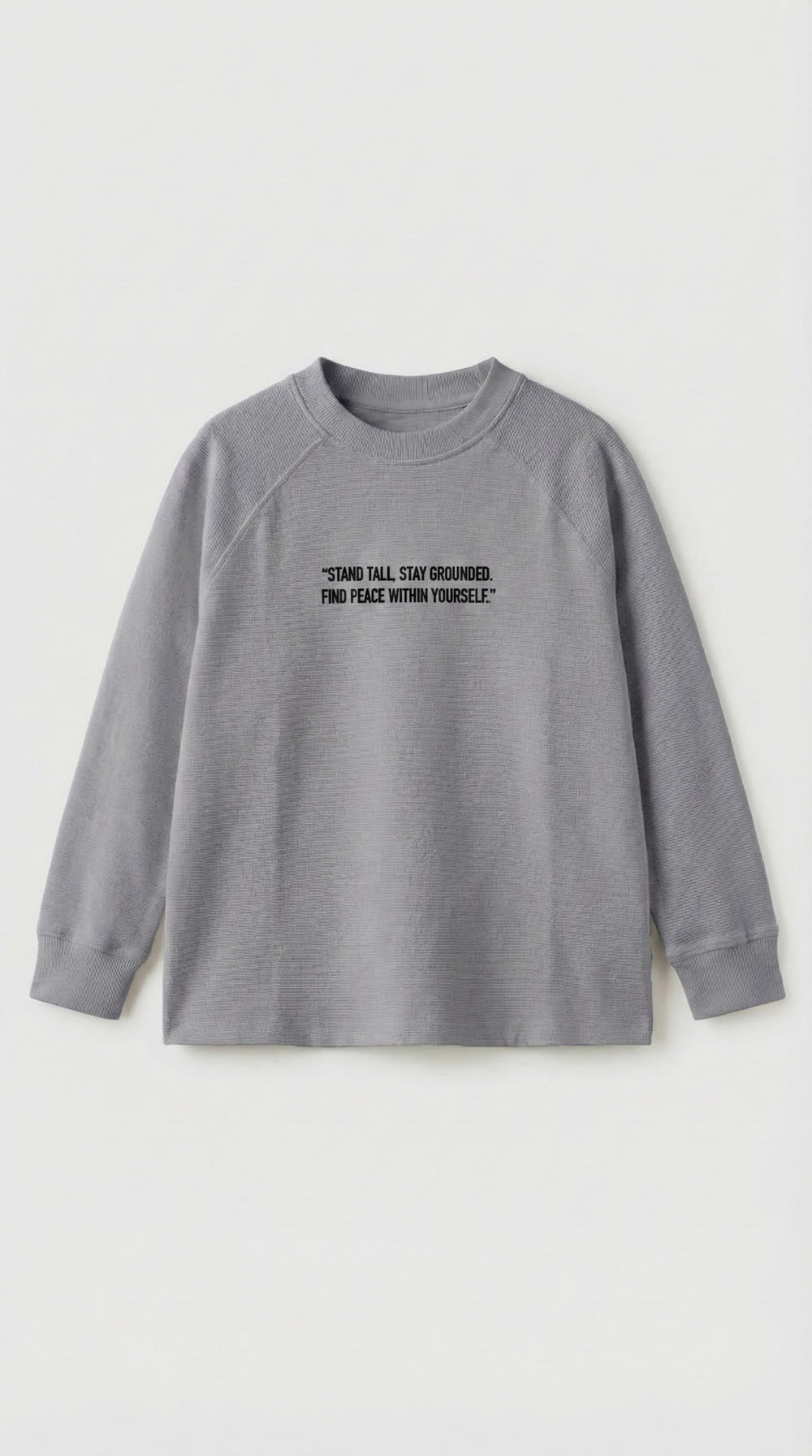 חולצה לילדים מבד פלאם עבה דגם STAND TALL