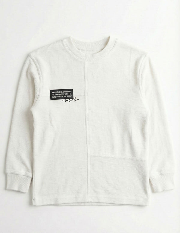 חולצה לילדים מבד פלאם עבה דגם פאץ'