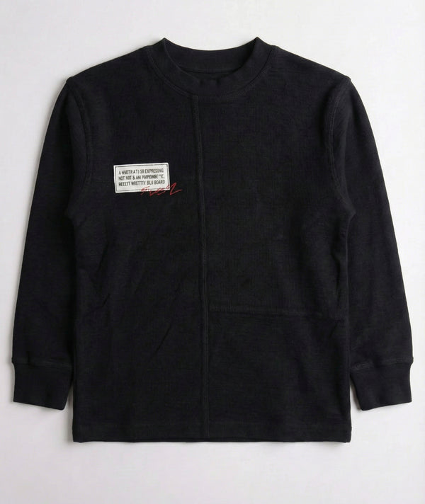 חולצה לילדים מבד פלאם עבה דגם פאץ'