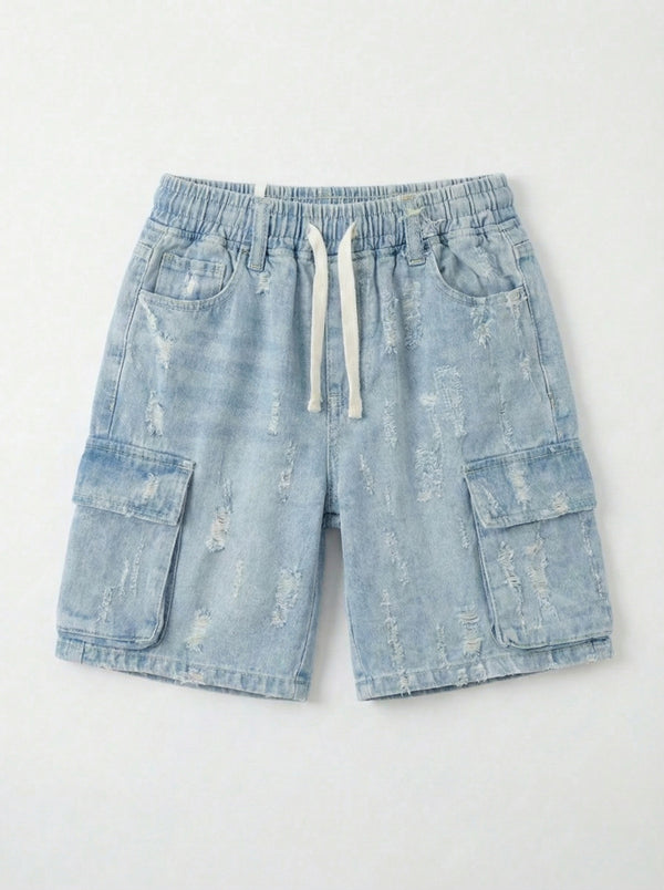 ג'ינס כותנה טקסטורה דגמ"ח לילדים