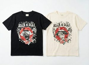 חולצת טריקו לילדות דגם kiss