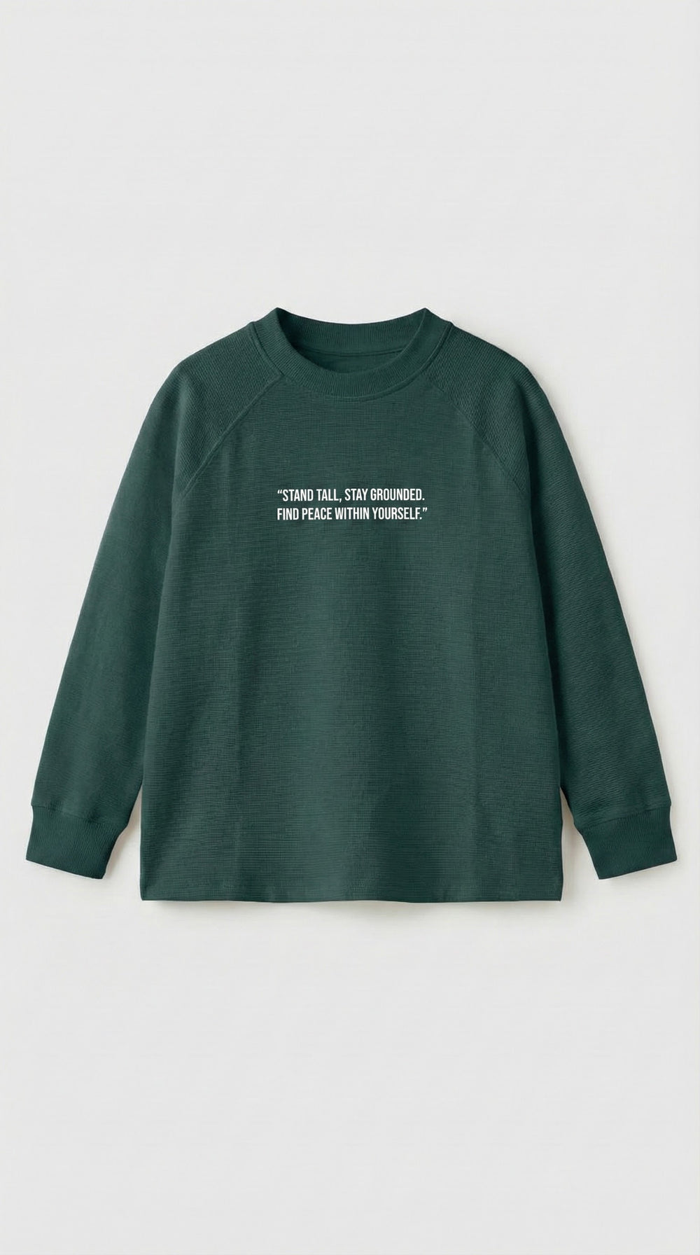 חולצה לילדים מבד פלאם עבה דגם STAND TALL