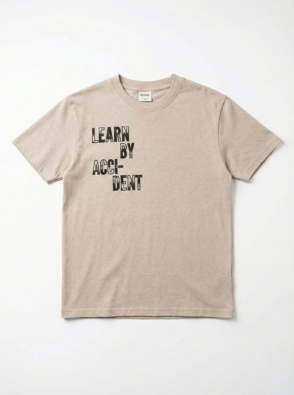 חולצת כותנה לילדים דגם Learn By