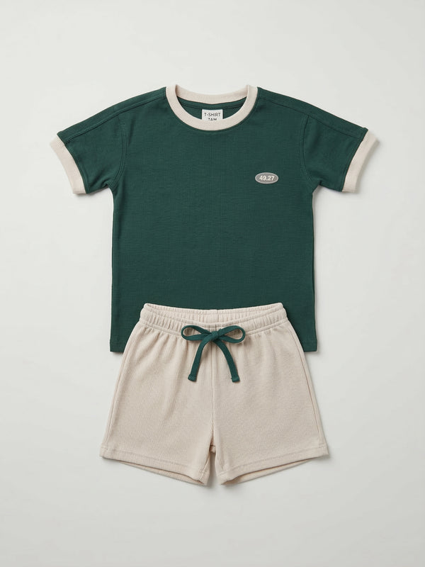 חליפה לילדים מבד ריב דגם 49