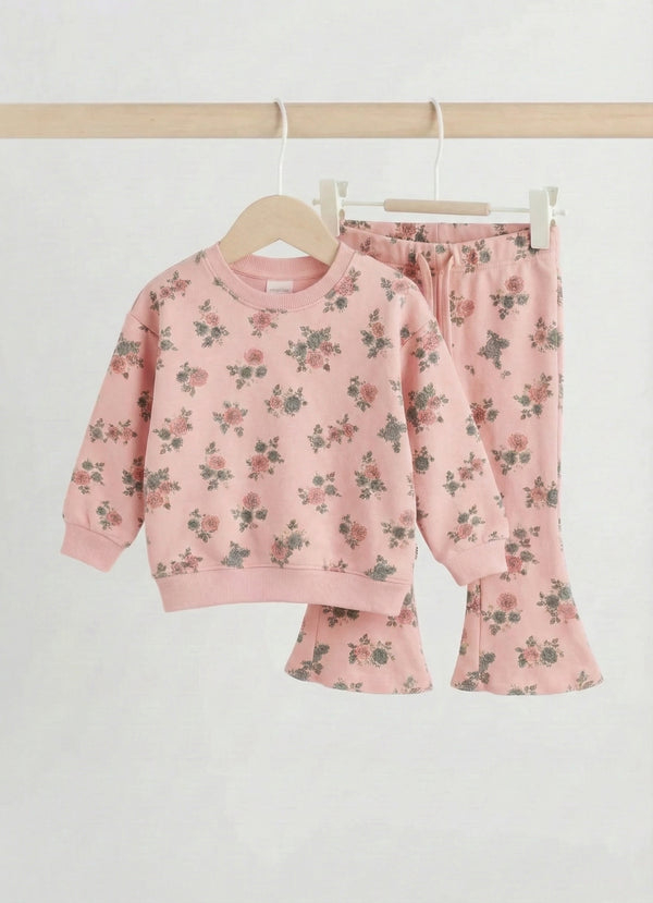 חליפת בנות פוטר פרחונית