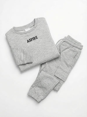 חליפה לילדים ריב כותנה מגורד דגם ASPIRE