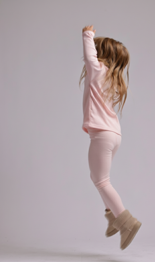 חליפת בנות פוטר דק עם כיס