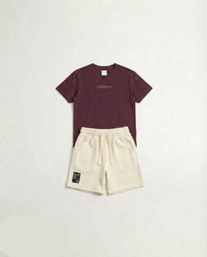 חליפה לילדים מבד טריקו וטרי דגם דפוס