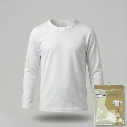 מארז זוג גופיות פלנל לילדים שרוול ארוך