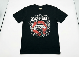 חולצת טריקו לילדות דגם kiss