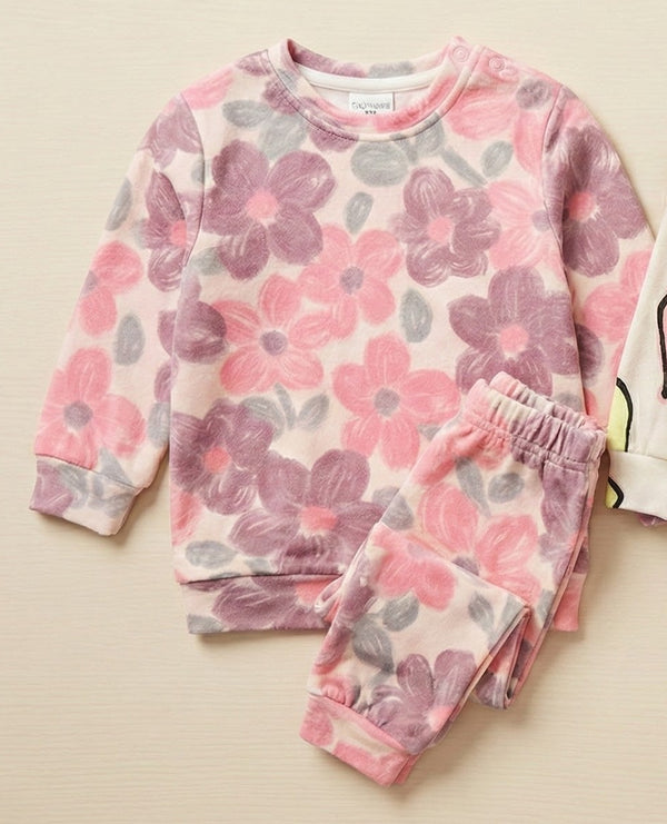 פיג'מה בנות קטיפה